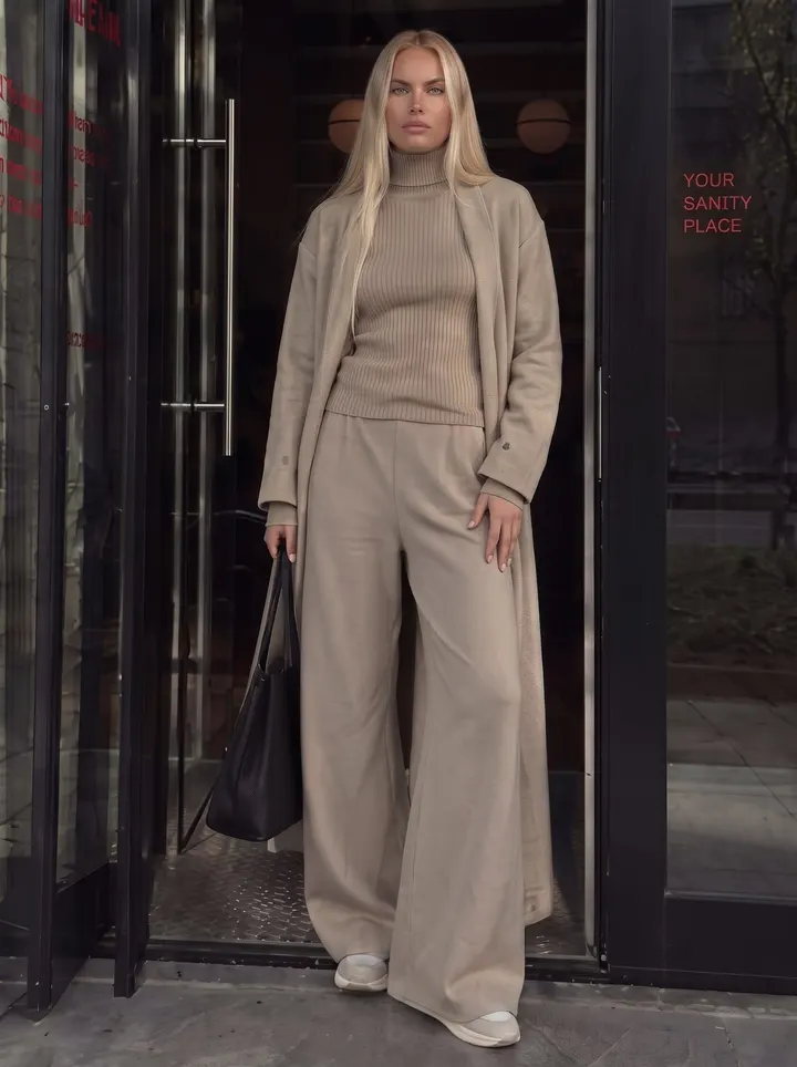 Pants, Cardigan & Top Three-Piece Set