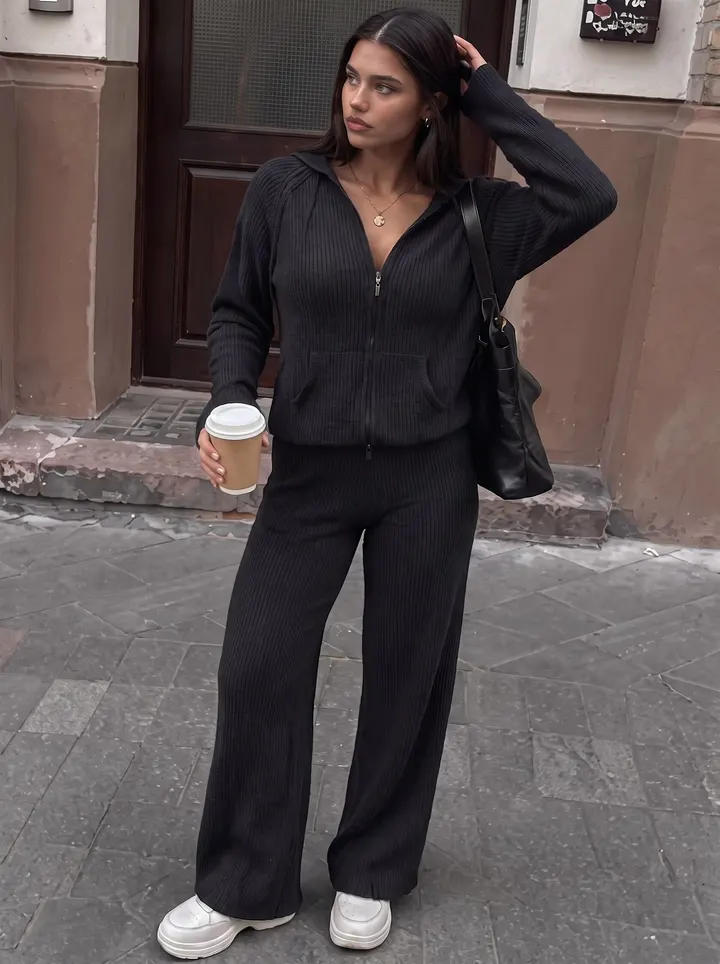 Ribbed Knit Fall Set